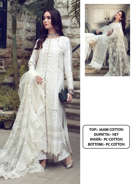 KF106 Fancy Ethnic Wear Wholesale Cotton Pakistani Salwar Suits Catalog